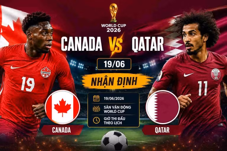 Canada vs Qatar 19/06 nhận định