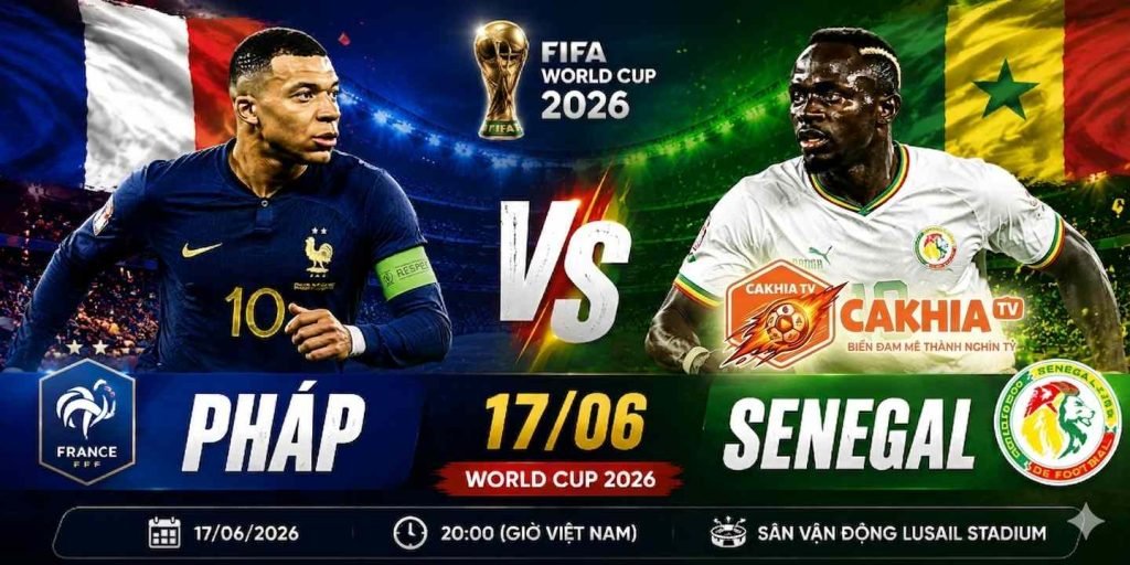 Pháp vs Senegal 17/06