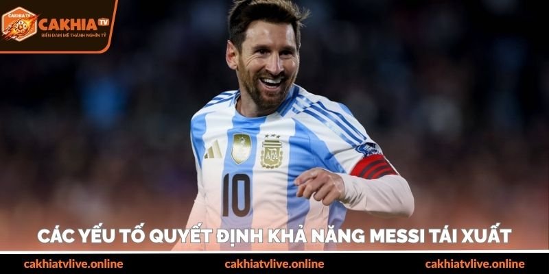 Các yếu tố quyết định khả năng Messi tái xuất