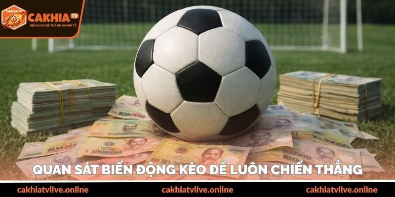 Quan sát biến động kèo để luôn chiến thắng