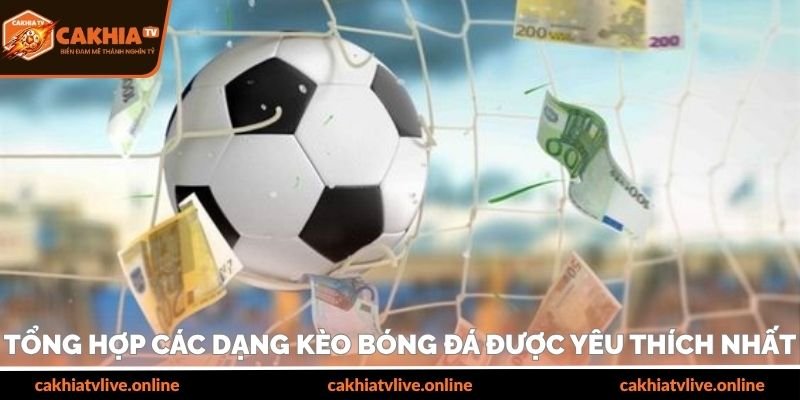 Tổng hợp các dạng kèo bóng đá được yêu thích nhất