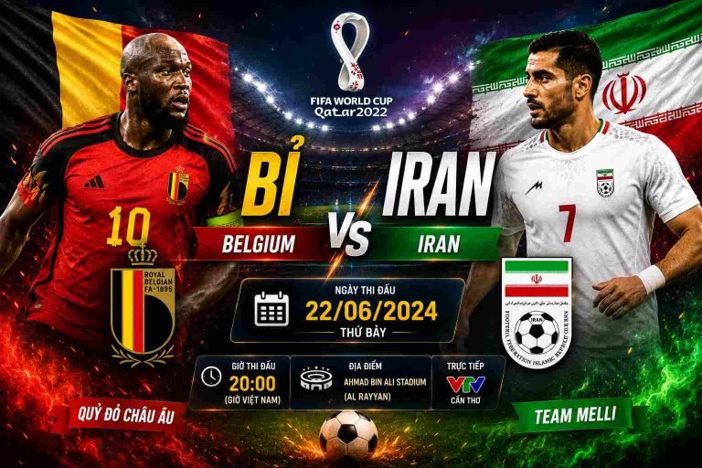 Bỉ vs Iran