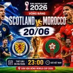Scotland vs Morocco 20/06 tại World Cup 2026
